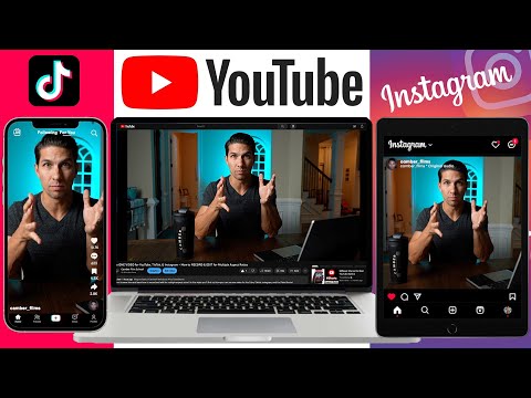 Repurposing video content for YouTube, TikTok, and Instagram