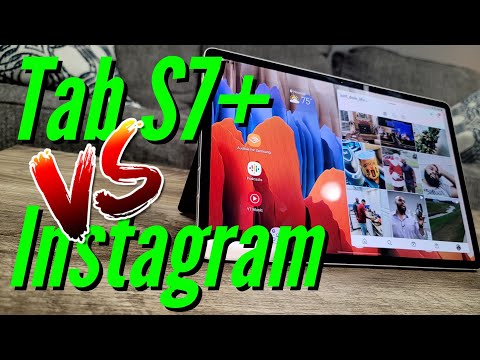 Instagram Usage on a Tablet