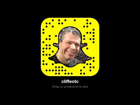 Person recording a video on Snapchat